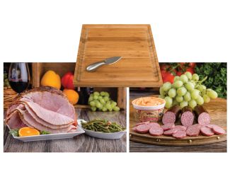 Spiral Ham & Sausage Platter w/Green Beans