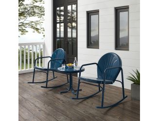 Griffith 3Pc Outdoor Rocking Chair Set