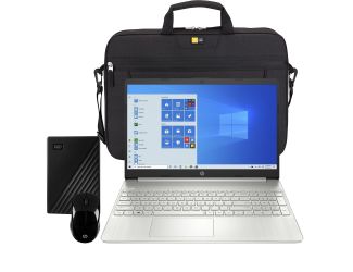 15.6" Notebook Intel, 1TB portable drive, wireless mouse & carrying case