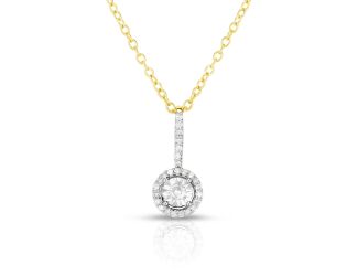 Diamond Cluster Necklace
