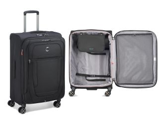 Helium DLX Softside 25" Exp. Spinner Carry-On - Black