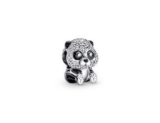 Sparkling Cute Panda Charm