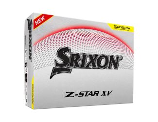 Srixon Z-Star XV 9 Tour Yellow Golf Balls - 1 Dozen
