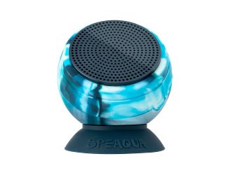 The Barnacle Vibe 2.0 Waterproof Bluetooth Speaker with 8 GB Internal Memory in Tidal Blue
