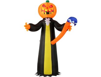 10-ft. Prelit Inflatable Pumpkin Reaper