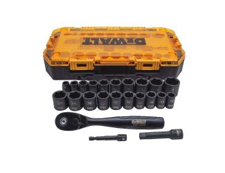 23pc 3/8" Deep Combination Impact Socket Set