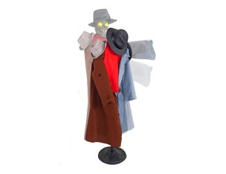 Animatronic Coatrack Monster by Tekky Halloween Decoration with Motion-Activated Sounds