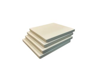 Old Stone Pizza Kitchen - 4-Piece Cordierite Square Pizza Stone Set, Beige