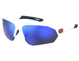 Sunglasses - Matte White/W1 Blue Ml Ol