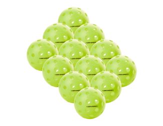 Onix Fuse Outdoor Neon Green Pickleballs 12 pk