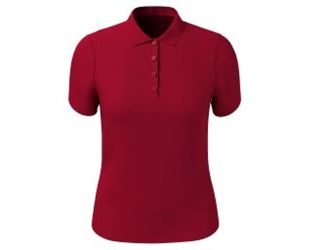Callaway Opti-Dri Womens Tournament Golf Polo - Tango Red/L