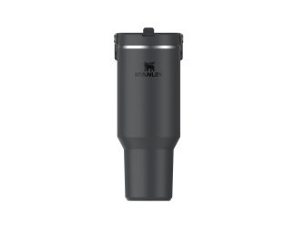 The IceFlow Flip Straw Tumbler 40oz - Black
