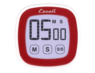 Escali - Touch Screen Digital Timer, Red