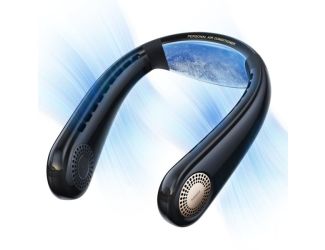 COOLiFY Air Wearable Neck Air Conditioner Black