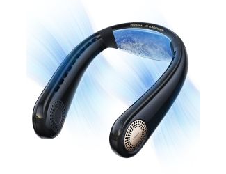 COOLiFY Air Wearable Neck Air Conditioner Black
