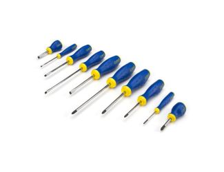 10pc Phillips and Slotted Screwdriver Set