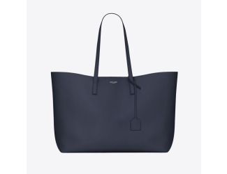 Large Supple E/W Tote Bag - Navy
