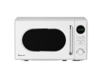 0.7 Cu. Ft. 700 Watt Retro Style Microwave Oven - White