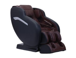 L Track Aura Massage Chair - Brown