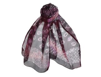 Tesla Handprinted Scarf