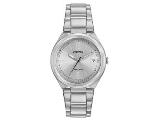 Ladies'' Corporate Exclusive Eco-Drive Watch, Stainless Steel with Silver-tone Dial