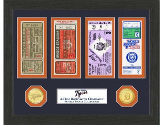 Detroit Tigers World Series Ticket Collection