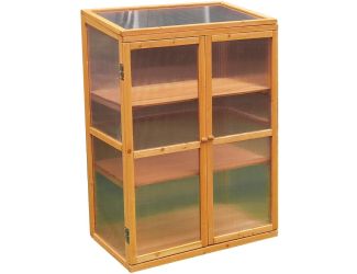 Indoor/Outdoor Portable Cold Frame Greenhouse 29.9-In. x 18.5-In. x  43.3-In.