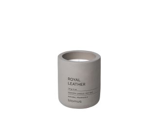 FRAGRA - Small Candle in Concrete Container - Royal Leather