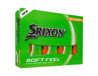 Srixon Soft Feel Brite 14 Orange Golf Balls - 1 Dozen