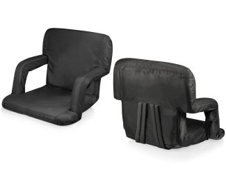 Ventura Portable Reclining Stadium Seat Black - Set of 2