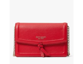 Knott Flap Crossbody - Lingonberry
