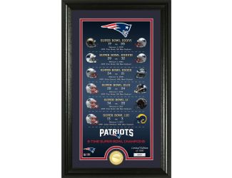 New England Patriots "Legacy" Supreme Bronze Coin Photo Mint