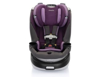 GOLD Revolve360 Slim 2-in-1 Rotational Car Seat + SensorSafe Amethyst Purple