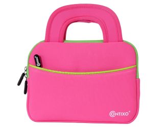 TB01 Protective Carrying Bag Sleeve Case for 7" Tablets-Pink