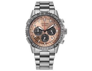 Men's Promaster Air Stainless Steel Bracelet watch, Salmon dial