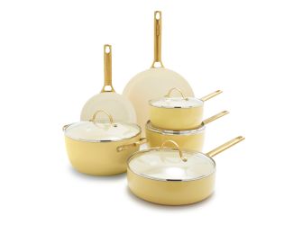 Reserve Ceramic Nonstick 10pc Cookware Set Sunrise
