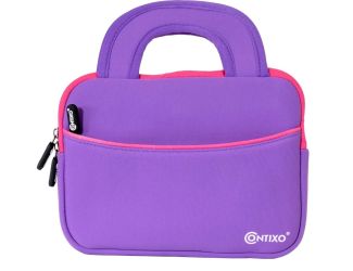 TB01 Protective Carrying Bag Sleeve Case for 7" Tablets-Purple