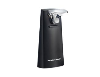 Extra-Tall Can Opener w/ Removable Cutting Lever Black
