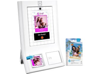 Sprocket Photobooth white + Zink 50 paper pack