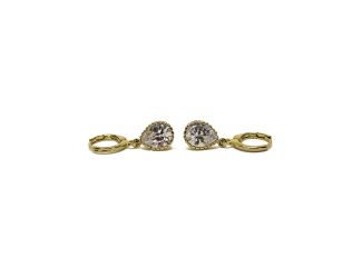 Gold Tone Waterdrop Earrings