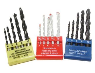 Set of 15 Assorted Drill Bits