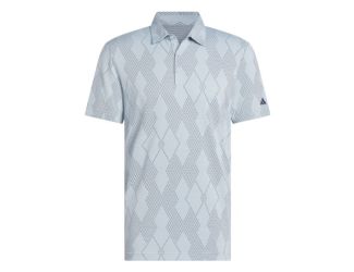Adidas Ultimate365 Micro Texture Polo Shirt - Wonder Blue/M