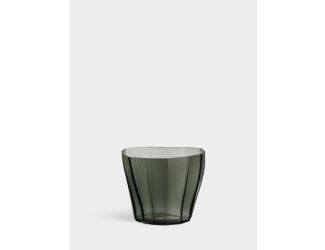 Reed Vase Moss Green Low