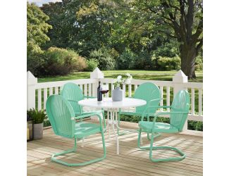 Griffith Metal Five Piece Outdoor Dining Set