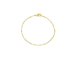 Solid Ball Chain Bracelet Size 6.75"