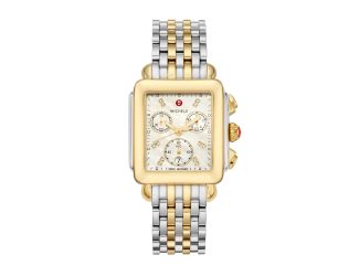 Deco Two-Tone 18K Gold Diamond Watch