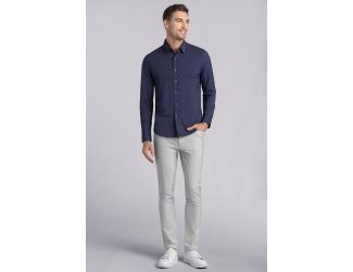 Zealous in Icy Cotton - Monaco Blue - XL Regular Fit