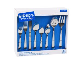 45 Pc Stainless Steel Flatware Set