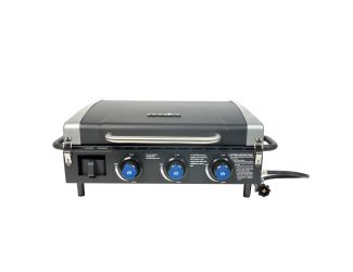 Razor 3-Burner Portable Griddle w/Lid