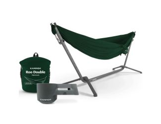 Swiftlet Hammock Stand Bundle - Granite Grey Stand / Pine Green Hammock